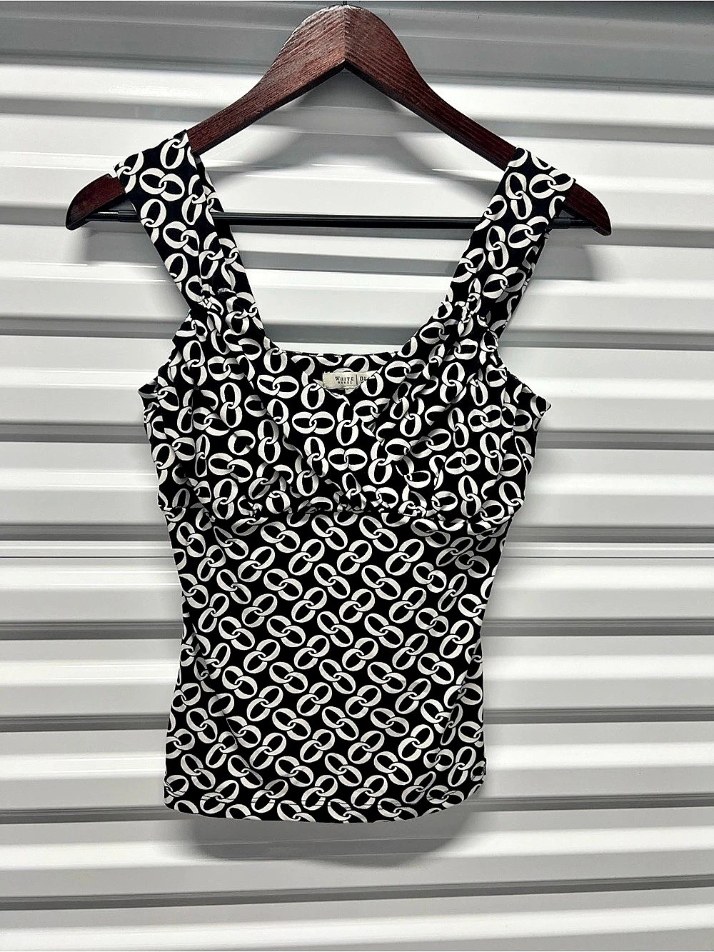 White House Black Market Abstract Pattern Tank Top Size XS